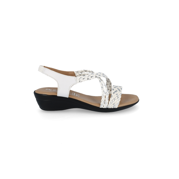 PACK SANDALS WALK FROM ANGEL 323 BLACK AND WHITE
